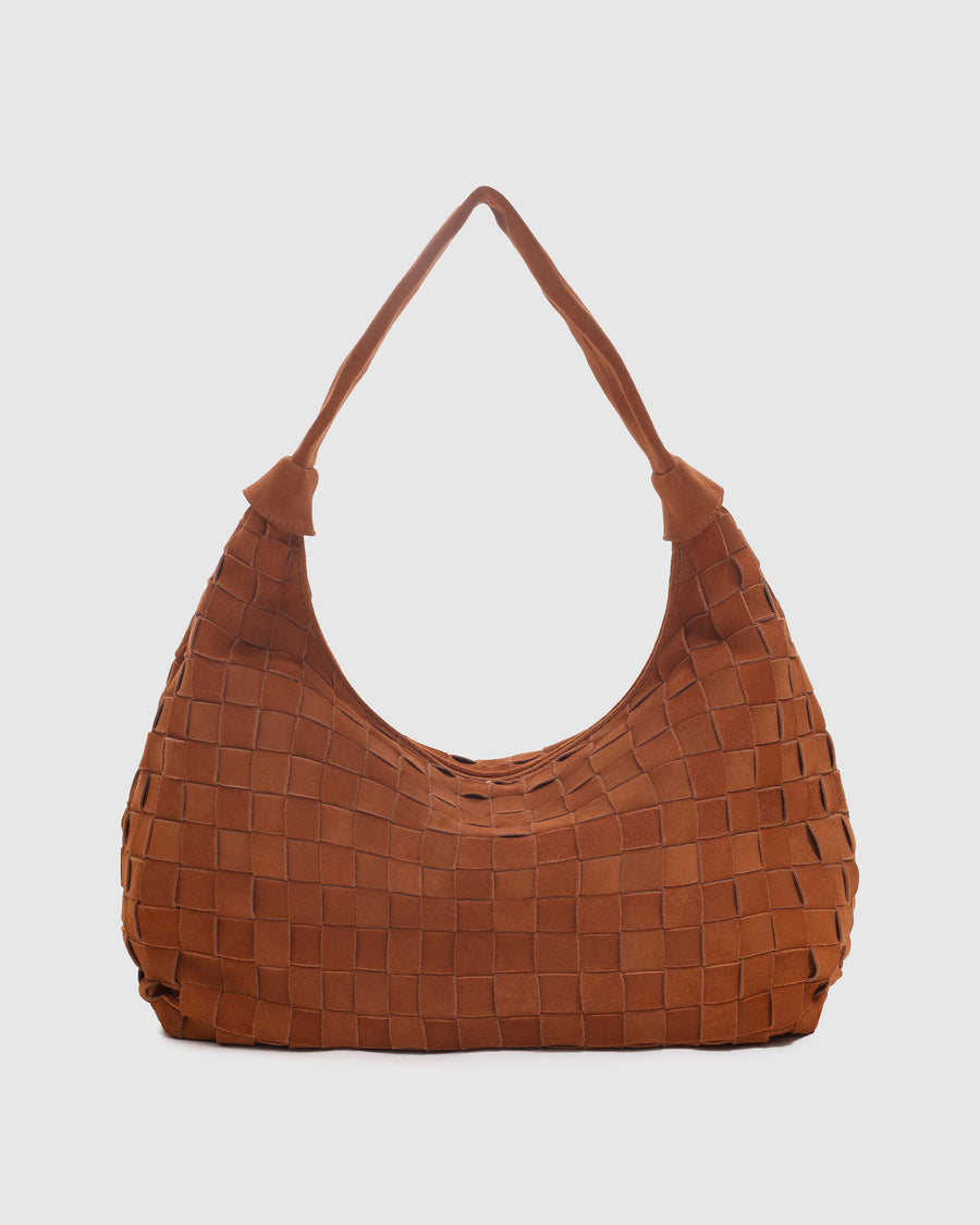 Big Dandy Braided Suede Pecan Brown