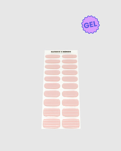 Blitsbee Gel nail sticker - Pink Fringe