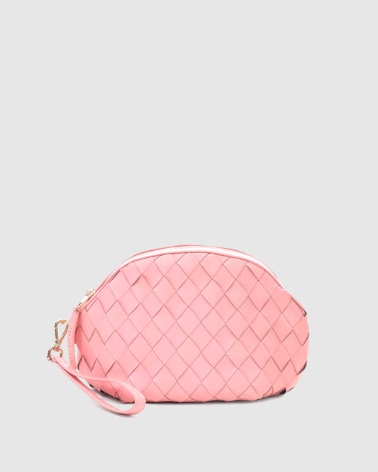 Núnoo Cara Braided Florence Quartz Pink w. Gold Small bag Quartz Pink