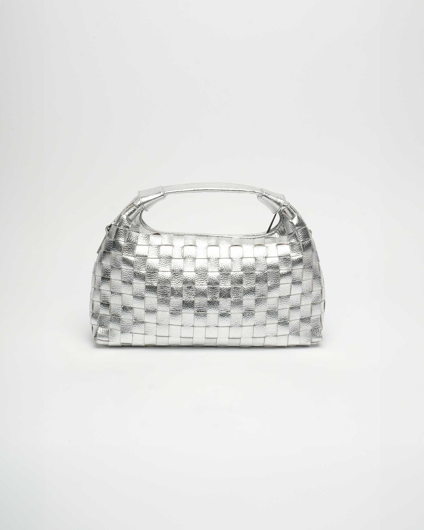 Núnoo Dandy Braided Metallic Silver Medium Silver