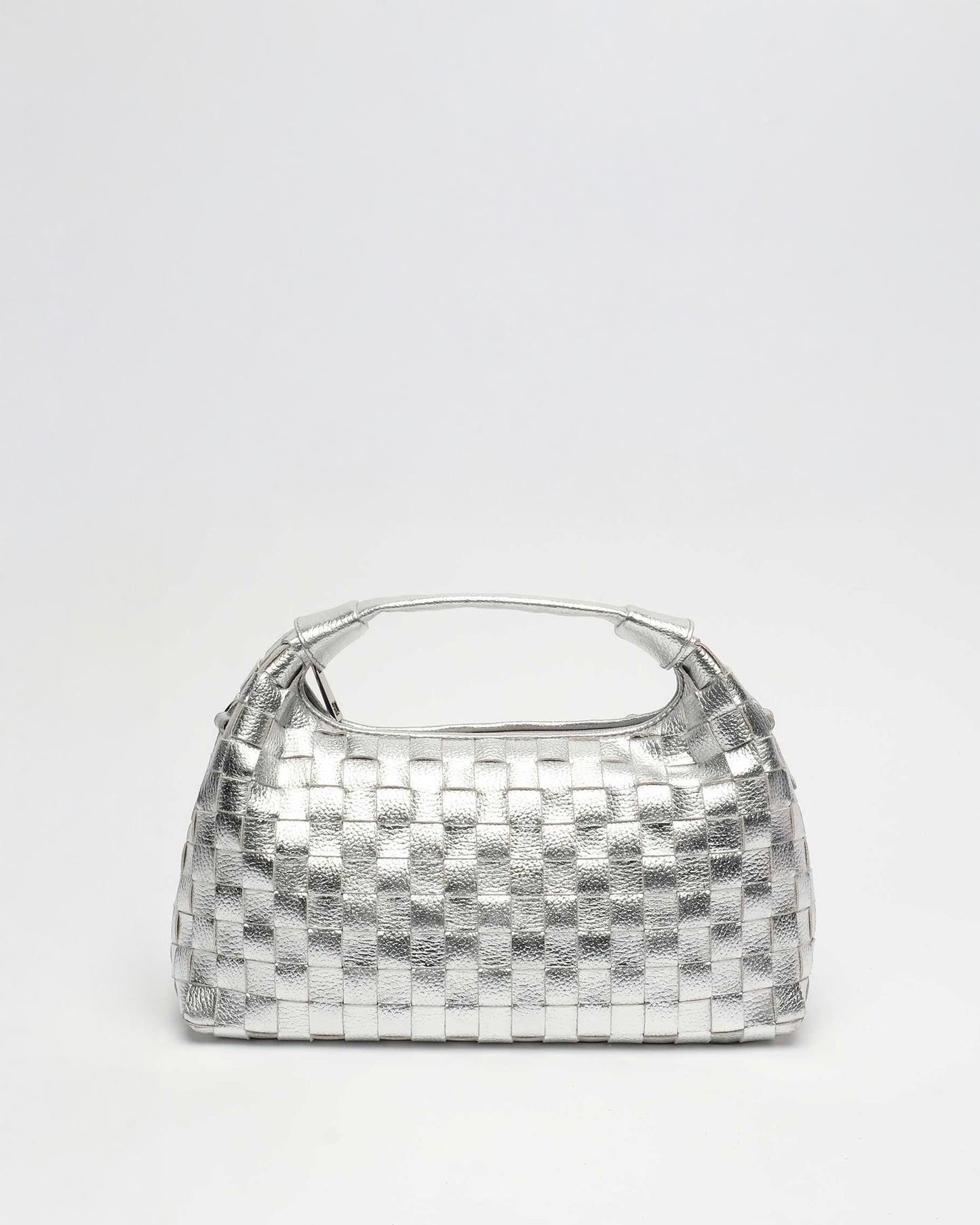 Núnoo Dandy Braided Metallic Silver Medium Silver