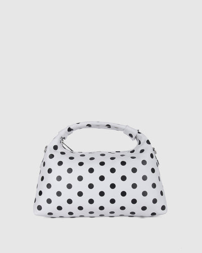 Dandy Buckle Polka White/Black
