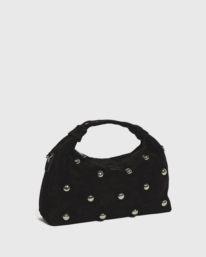 Núnoo Dandy Rivet Suede Black Medium Black