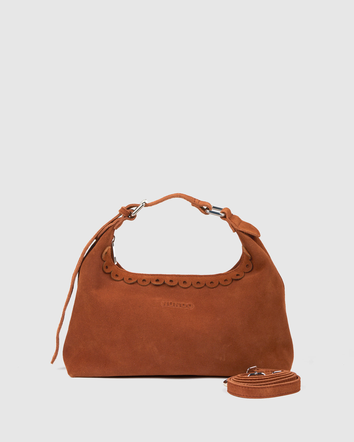 Núnoo Dandy Scallop Suede Redwood Medium Redwood