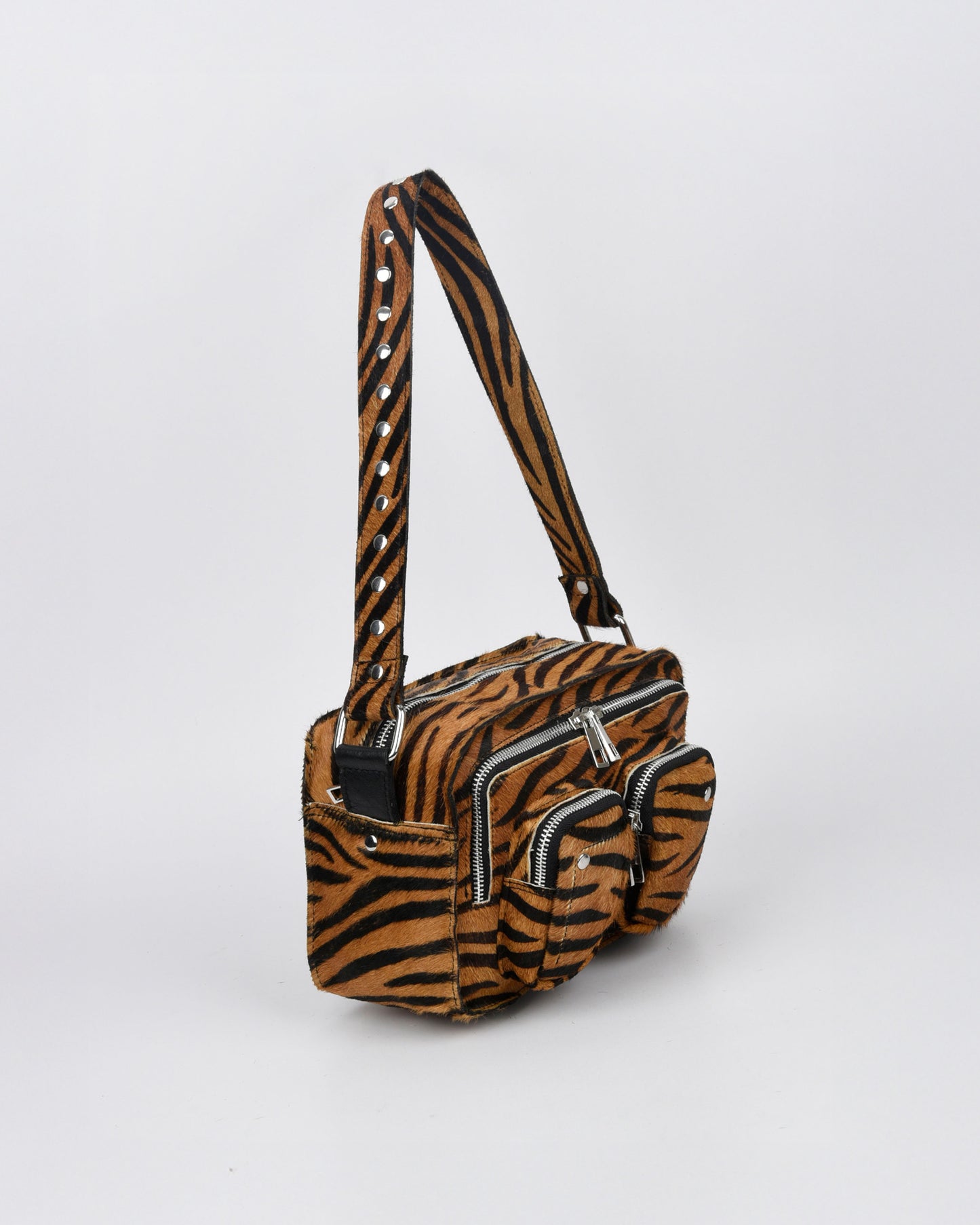 Núnoo Ellie Stripes Deluxe Dark Brown Medium Stripes