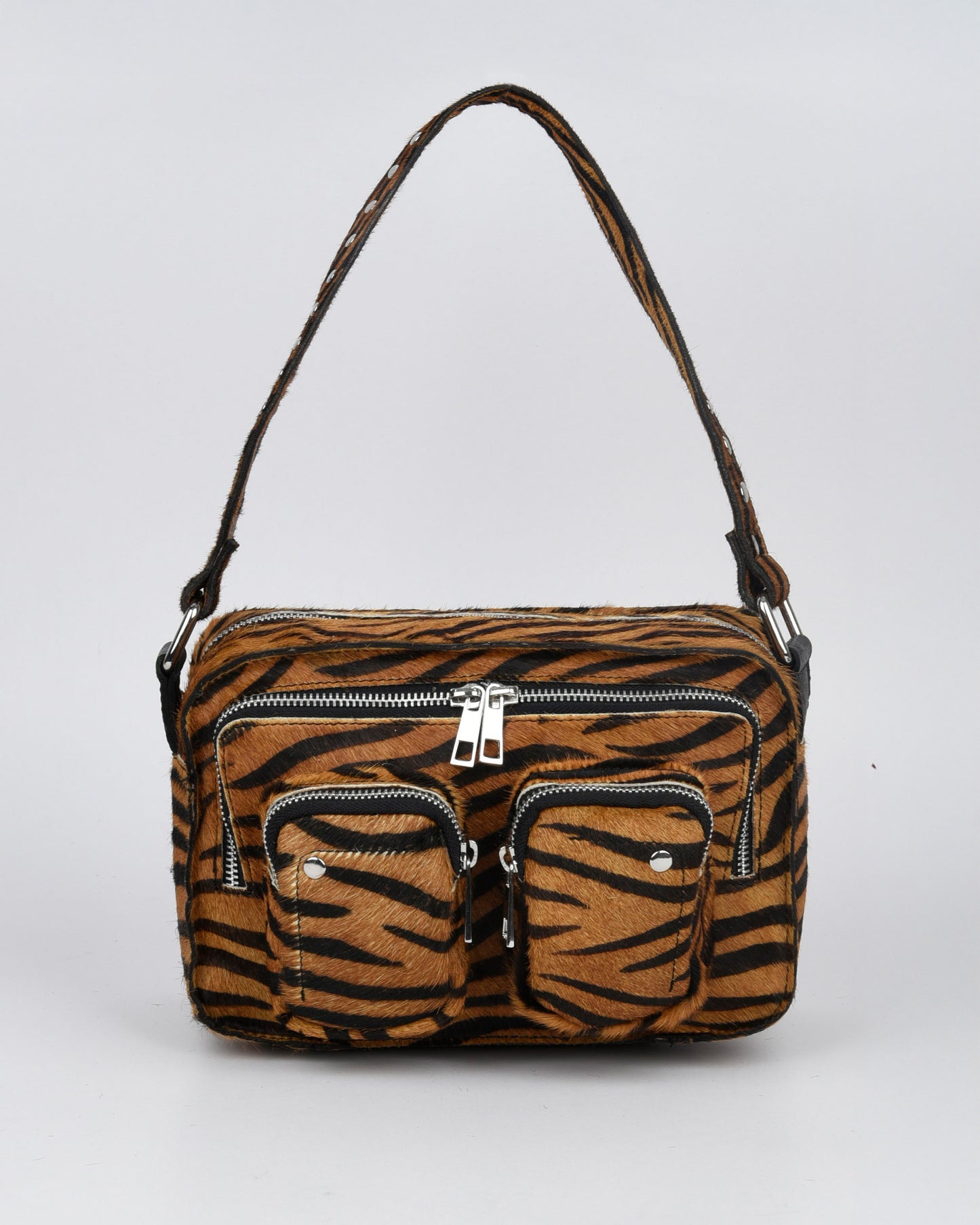 Núnoo Ellie Stripes Deluxe Dark Brown Medium Stripes
