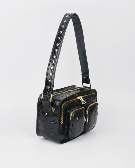 Núnoo Ellie Texas Black w. Gold Medium Black