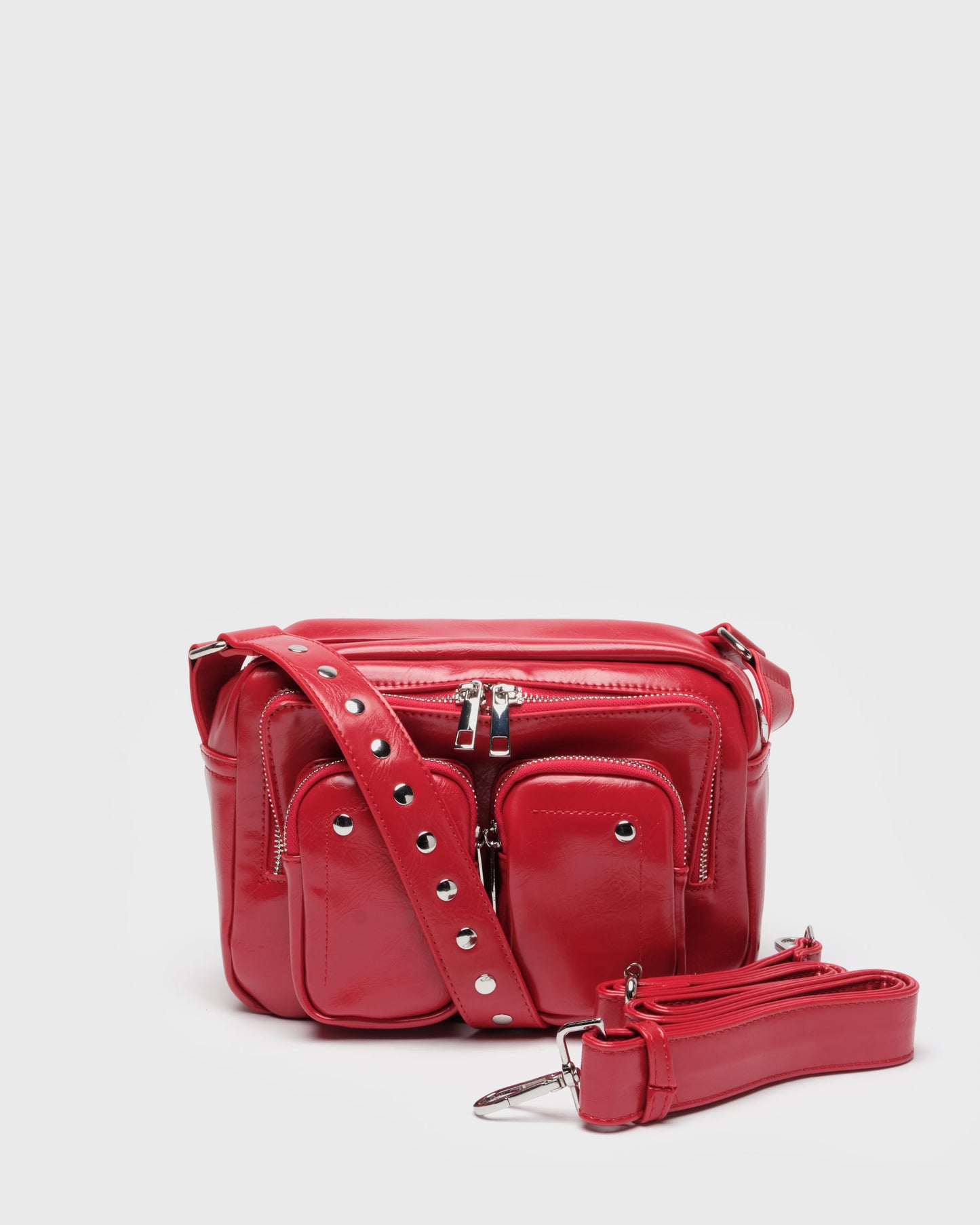 Núnoo Ellie Wrinkle Bright Red Medium Bright Red