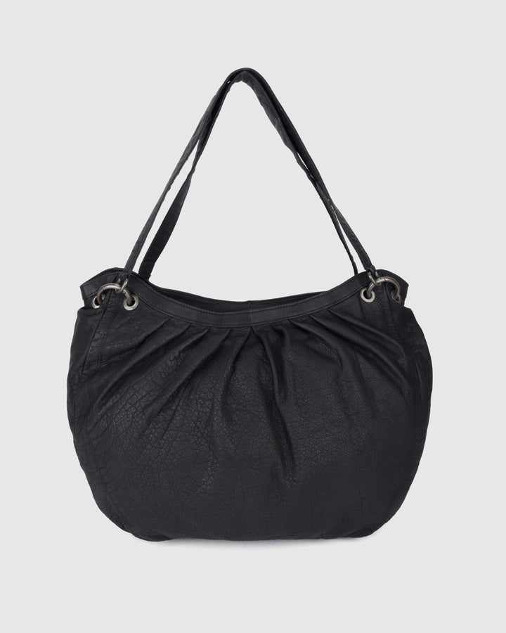 Núnoo Elsa Nail Washed Black w. Antique Silver Large Black