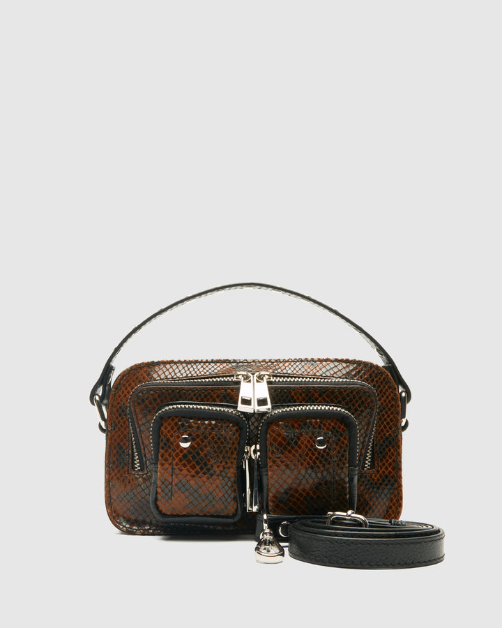 Núnoo Helena Jungle Black Cacao Small bag Black Cacao