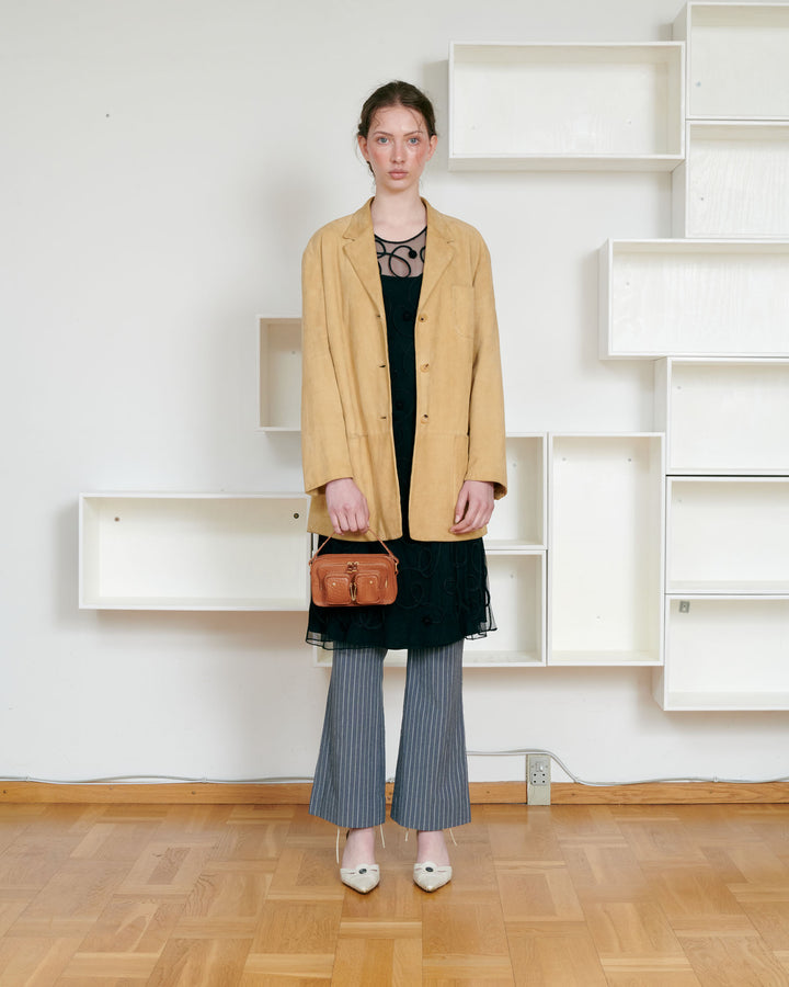 Núnoo Helena New Zealand Brown w. gold Small bag Brown
