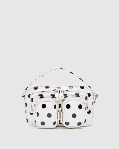 Helena Polka White/Black
