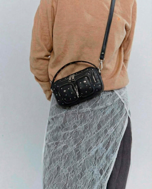 Núnoo Helena Rivet Mountain Black Small bag Black