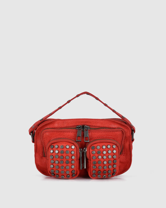 Núnoo Helena Rivet Washed Red Núnoo X One Dilemma Small bag Red