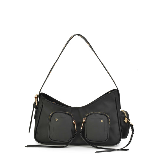 Núnoo Jennifer Pocket Bamboo Black w. Gold Black