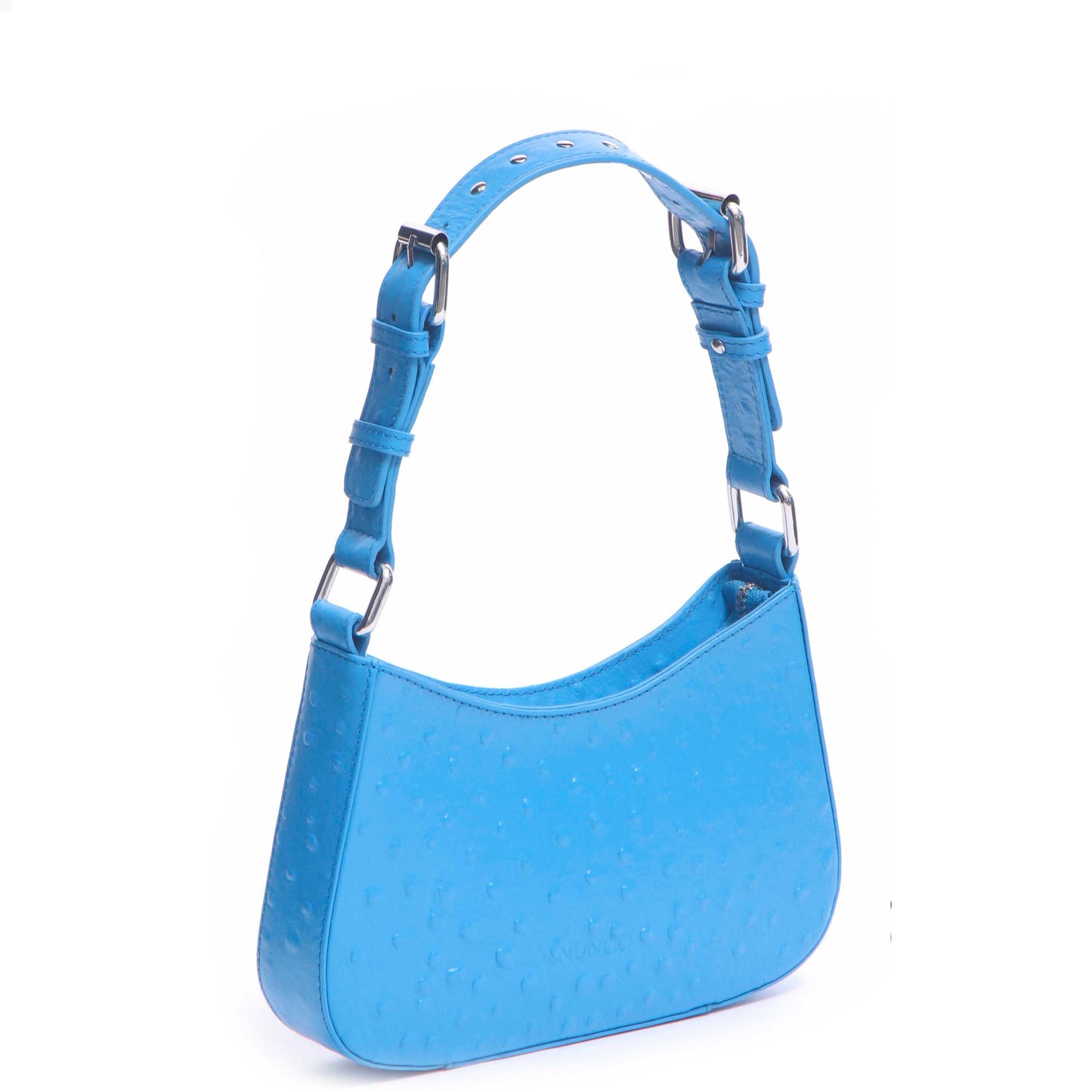 Núnoo Juno Ostrich Blue Medium