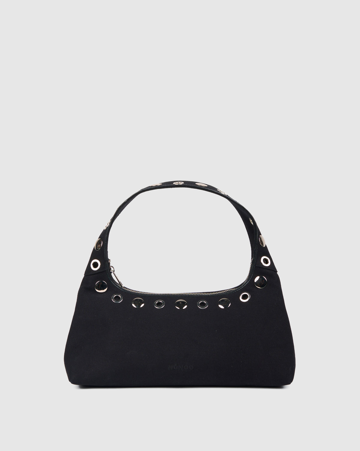 Núnoo Large Dandy Studs Canvas Black Large Black