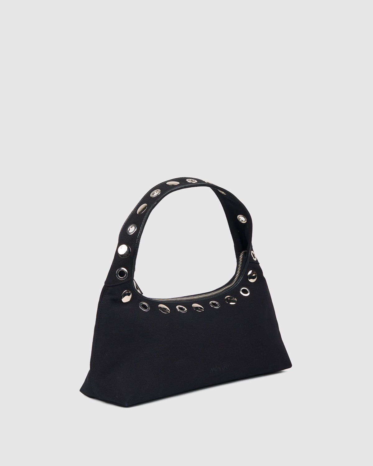 Núnoo Large Dandy Studs Canvas Black Large Black
