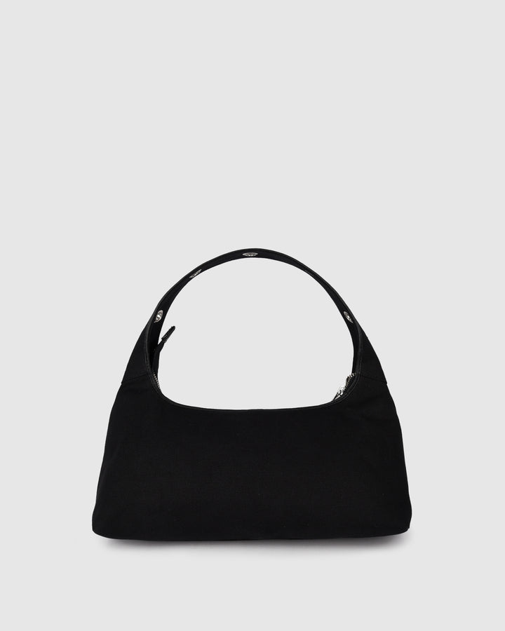 Núnoo Large Dandy Studs Canvas Black Large Black