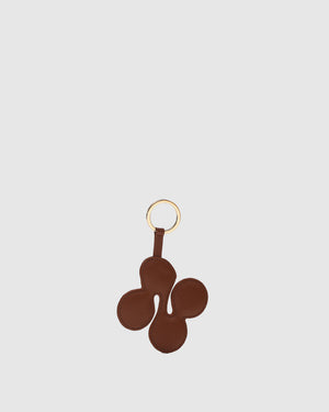 Logo Keyring Florence Brown w. Gold