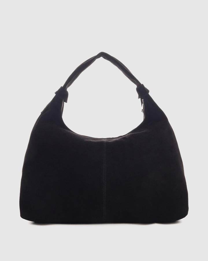 Núnoo Maxi Dandy Braided Suede Black Maxi Black