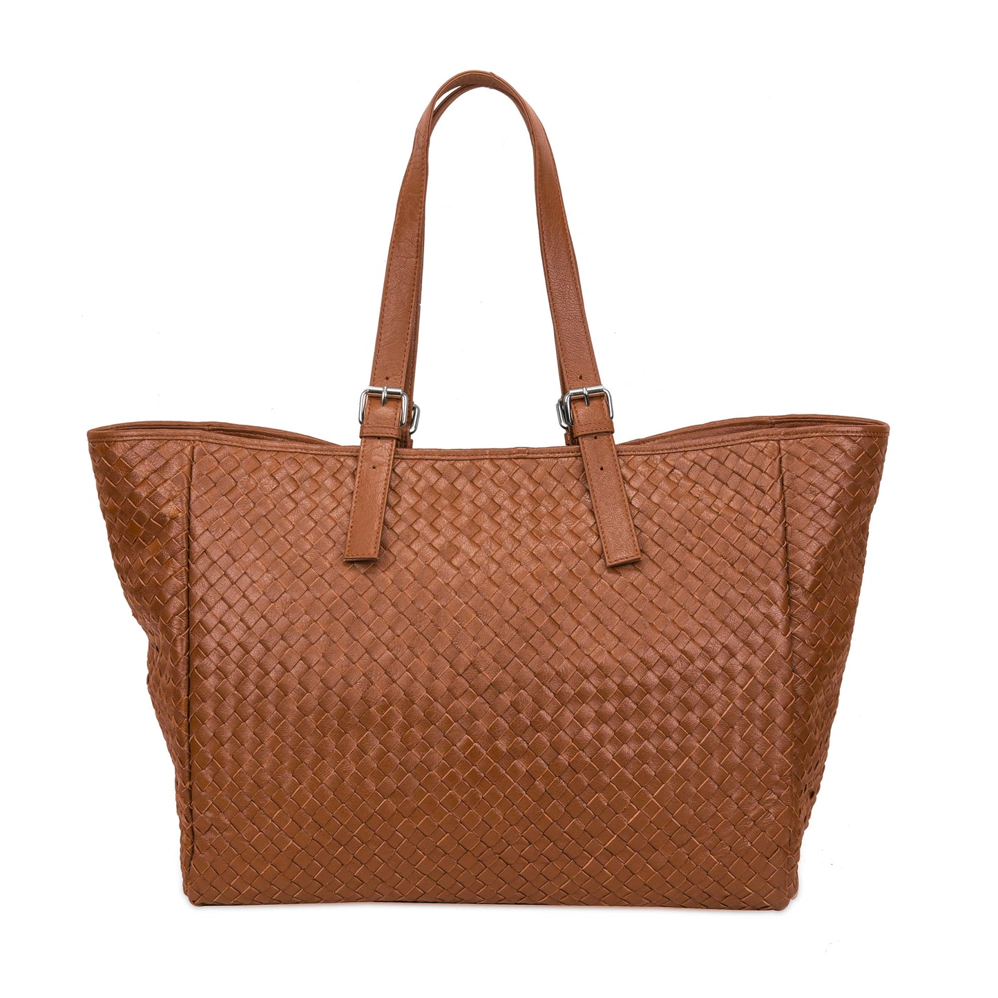 Núnoo Maxi Shopper Braided Mountain Cognac Maxi Cognac