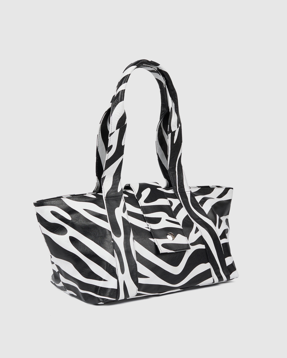 Núnoo Maxi Shopper Savanna Black Stripe Maxi Black Stripe