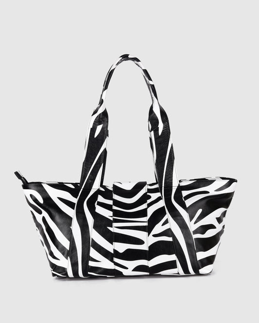 Núnoo Maxi Shopper Savanna Black Stripe Maxi Black Stripe