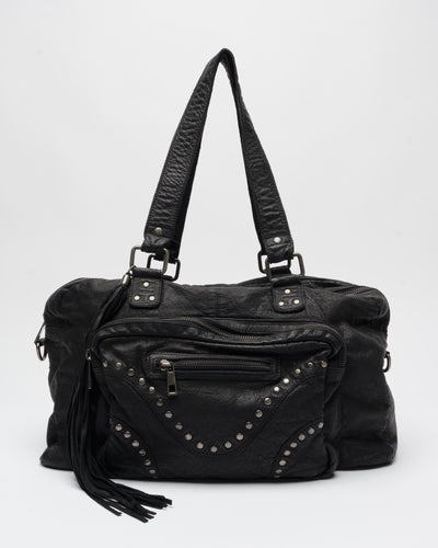 Mille Rivet Washed Black w. Antique Silver