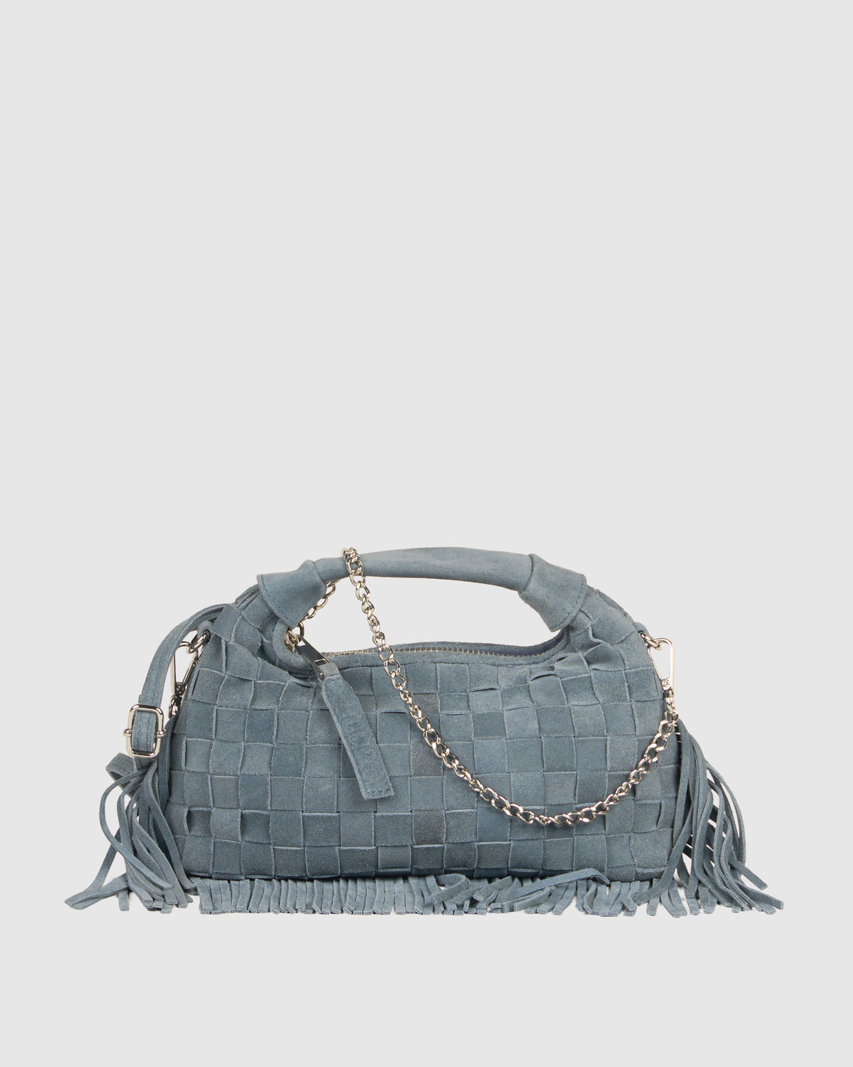 Núnoo Mini Dandy Braided Fringe Jeans - Berg Larsen x Núnoo Small bag Jeans