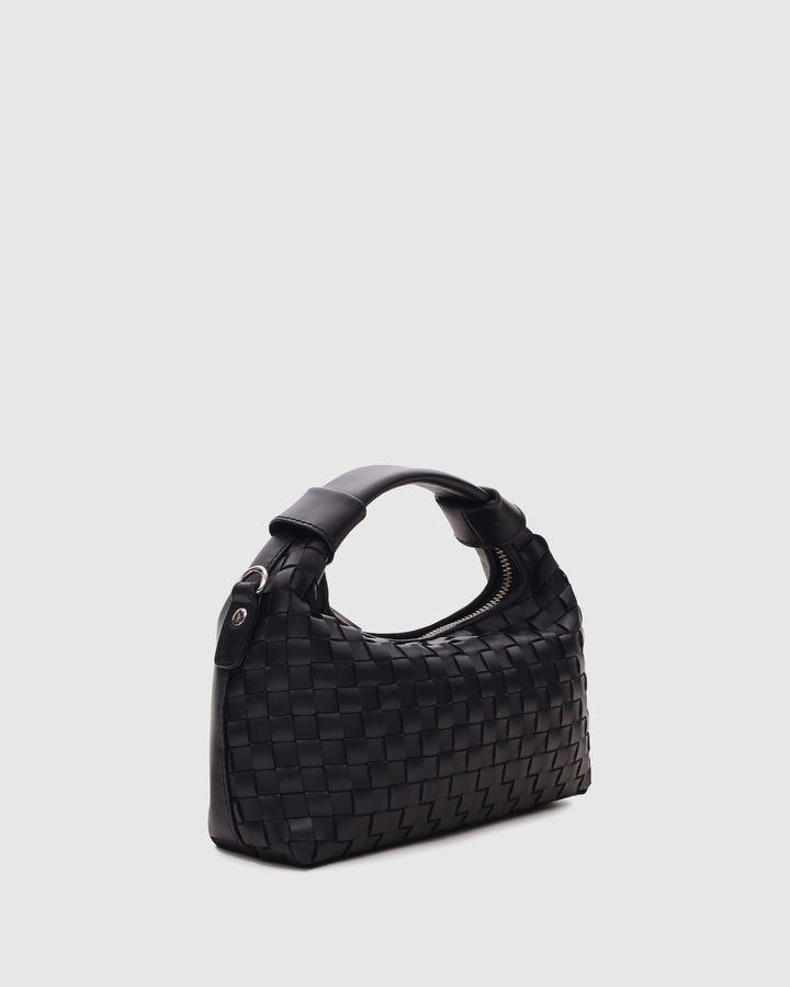 Núnoo Mini Dandy Braided Rain Black Small bag Black