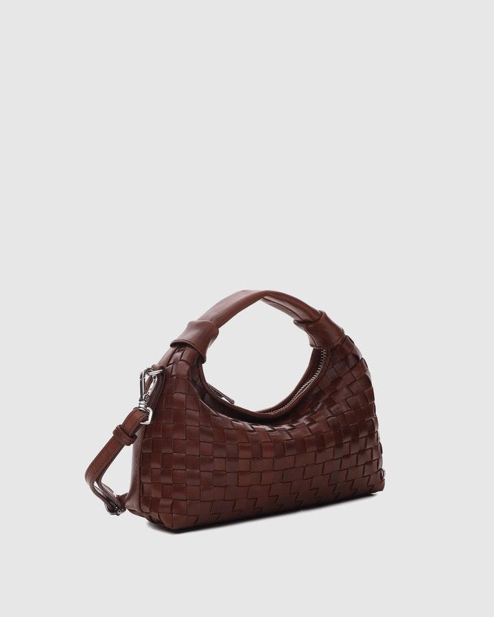 Núnoo Mini Dandy Braided Rain Brown Small bag Brown