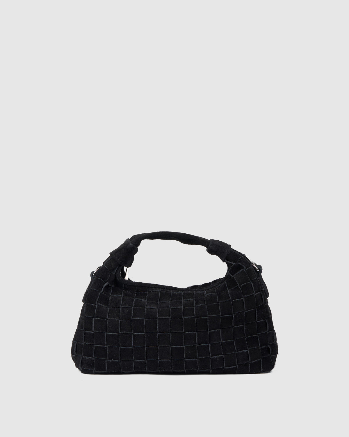 Núnoo Mini Dandy Braided Suede Black Small bag Black