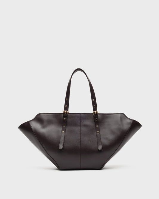 Núnoo Nora Braided Florence Chocolate w. Gold Maxi Chocolate