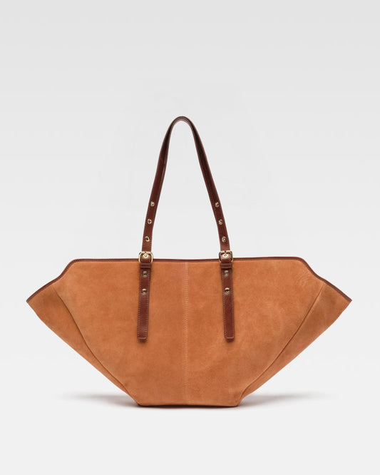 Núnoo Nora Suede Toffee w. Gold Maxi Toffee