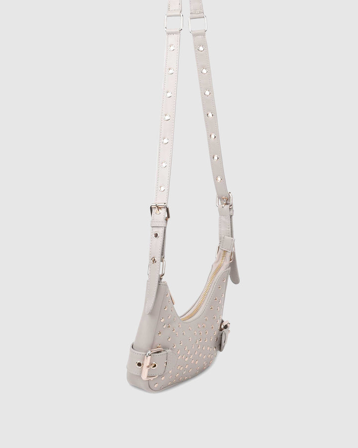 Núnoo Palma Rivet Pure Stone w. Gold Small bag Stone