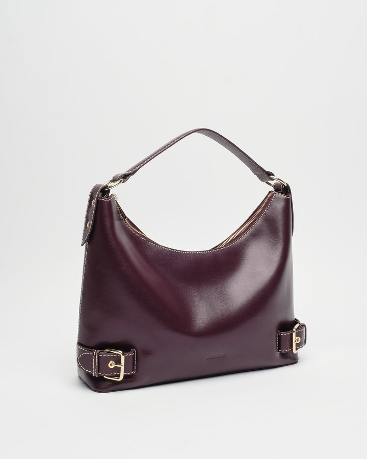 Núnoo Rio Florence Bordeaux w. Gold Large Bordeaux