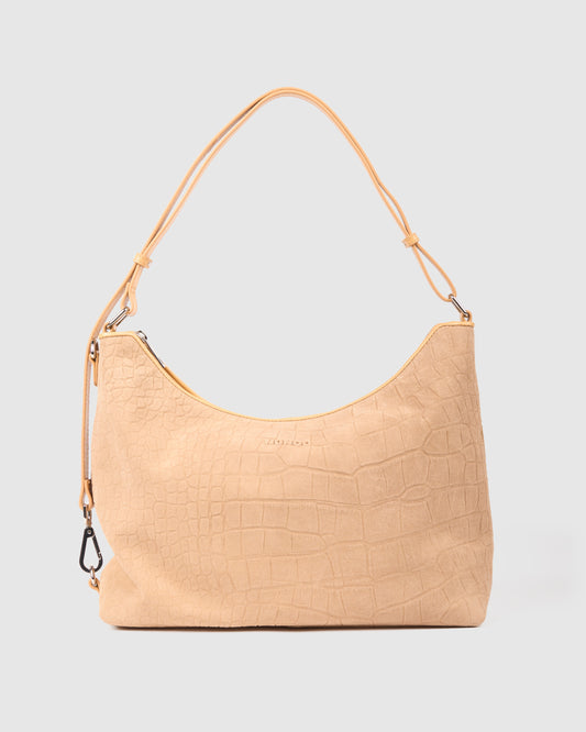 Núnoo Rio Scale Suede Cream Large Cream
