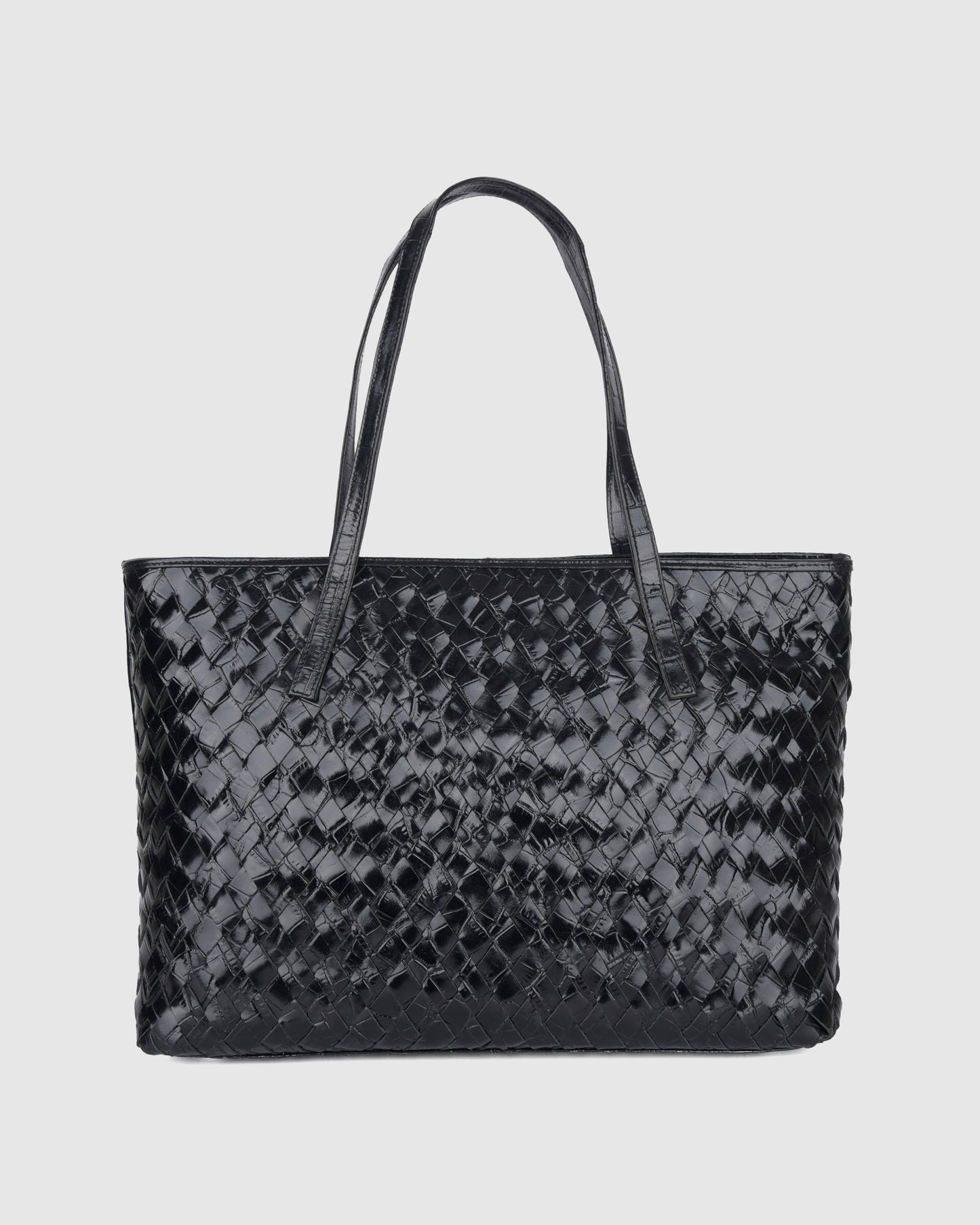 Núnoo Shopper Braided Texas Black Large Black
