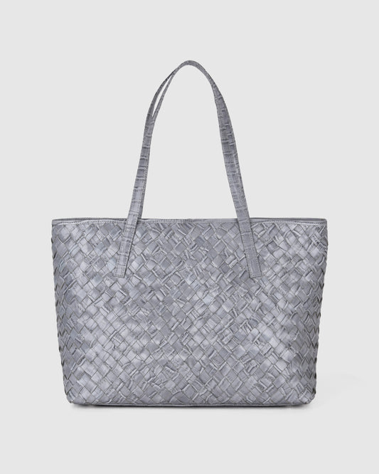 Núnoo Shopper Braided Texas Grey Large Grey