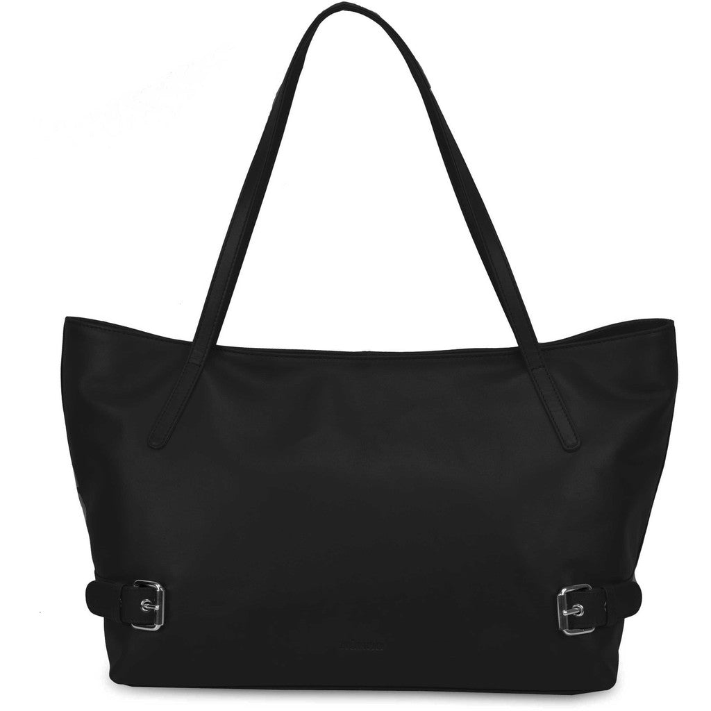 Núnoo Shopper Buckle Pure Black w. Silver Maxi Black