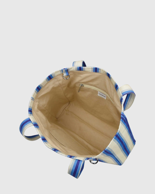 Núnoo Shopper Gym Canvas Blue Stripes Maxi