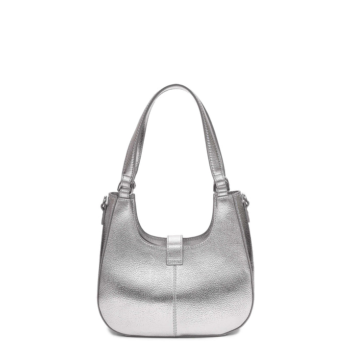 Núnoo Small Alva Metallic Silver Small bag Silver