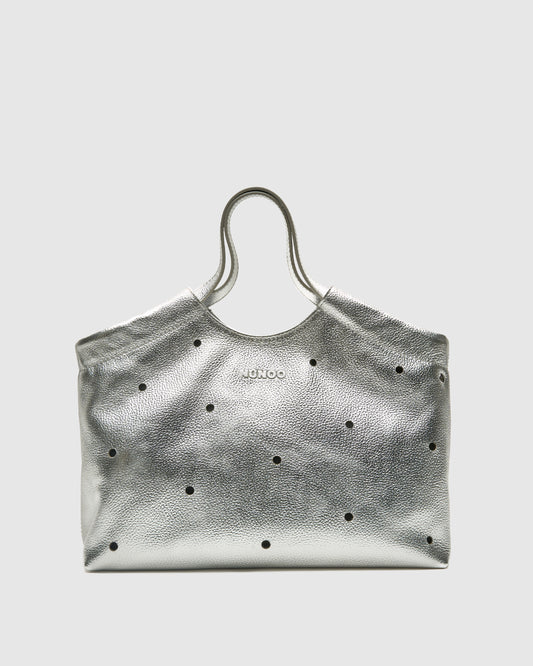 Núnoo Small Bellis Metallic Silver Large Silver