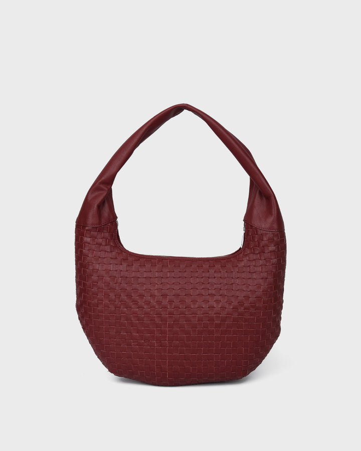Núnoo Small Gabi Braided Mountain Maroon Large Maroon