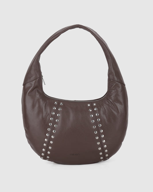 Núnoo Small Gabi Rivet Mountain Dark Brown Large Dark brown