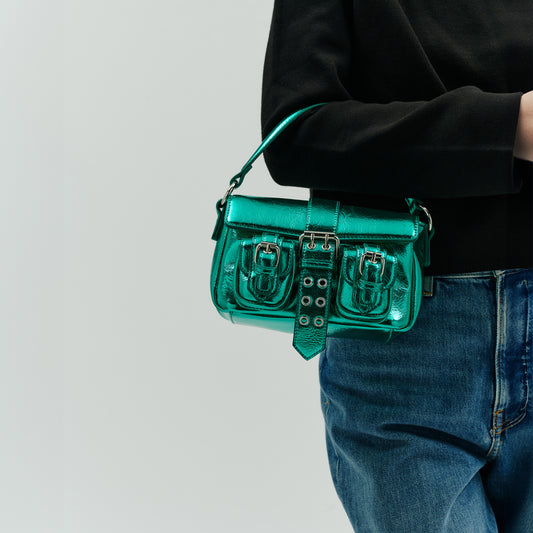 Núnoo Small Honey Buckle Recycled Cool Green Small bag Green