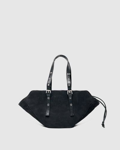 Small Nora Nubuck Black