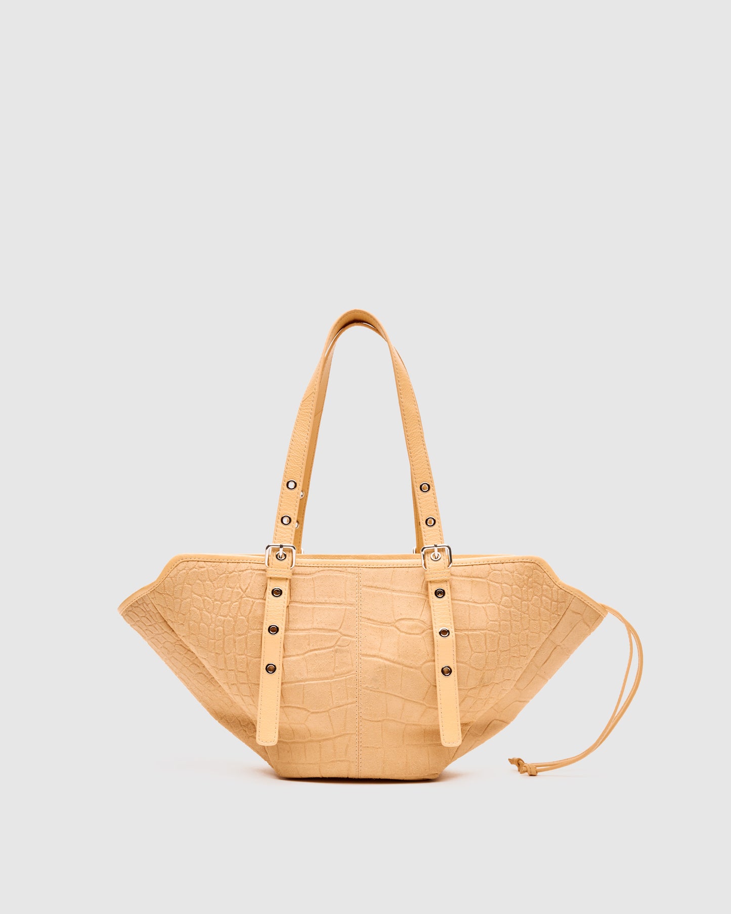 Núnoo Small Nora Scale Suede Cream Medium Cream