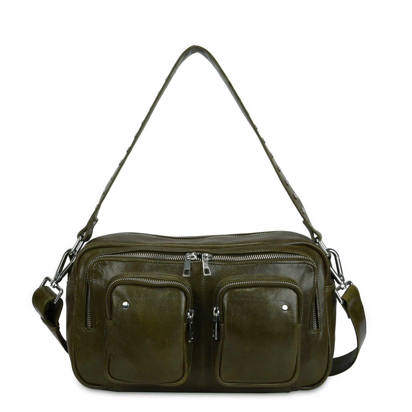 Núnoo Alimakka Village Dark Olive Crossbody Dark Olive